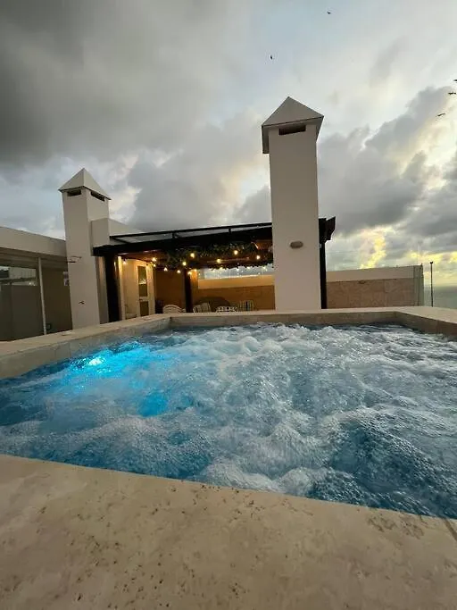 Zona Morros Cartagena Apto 2 Hab Con Jacuzzi Y Terraza Bbq, Wifi Y Frente A La Playa Apartment